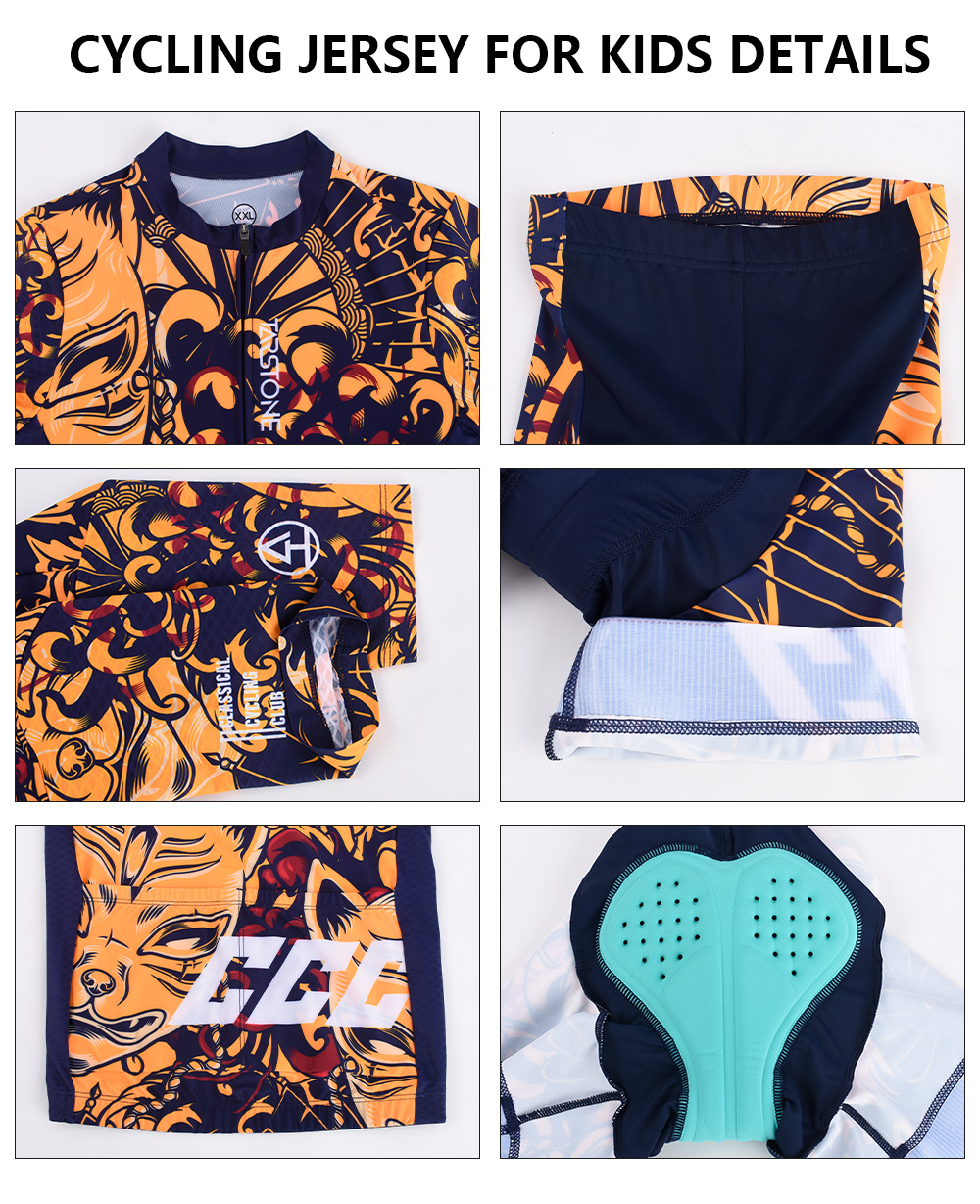 custom design cycling jersey kids
